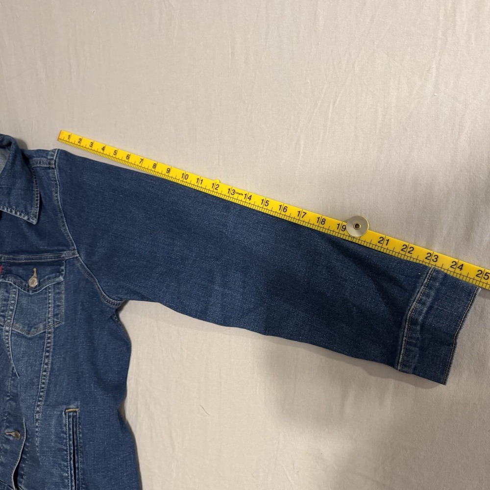 Levi's Women's 3X Denim Trucker Jacket Plus Size Blue Stretch 77994-0049 3XL - Picture 12 of 13